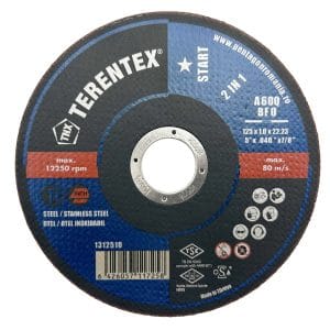 DISC ABRAZIV 2IN1 125X1X22,23 TERENTEX START